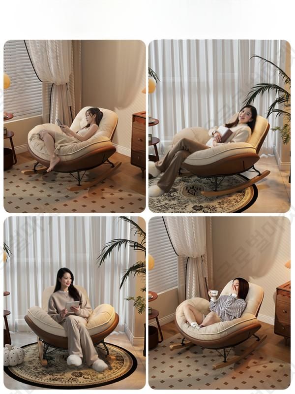 편한1인용쇼파 독서의자 빈백 작은쇼파 거실 원룸 - 상세 이미지 3