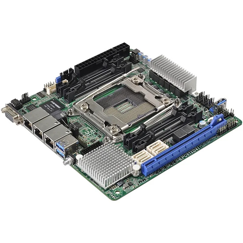 ASRock호환 랙 단일 CPU 서버 마더보드 EPC612D4I 지원 intel호환 2011-3