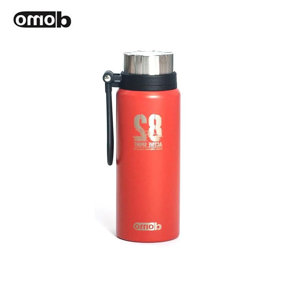 텀블러 650ml 레드 사무실 운동 텀플러 물병 - 메인 이미지