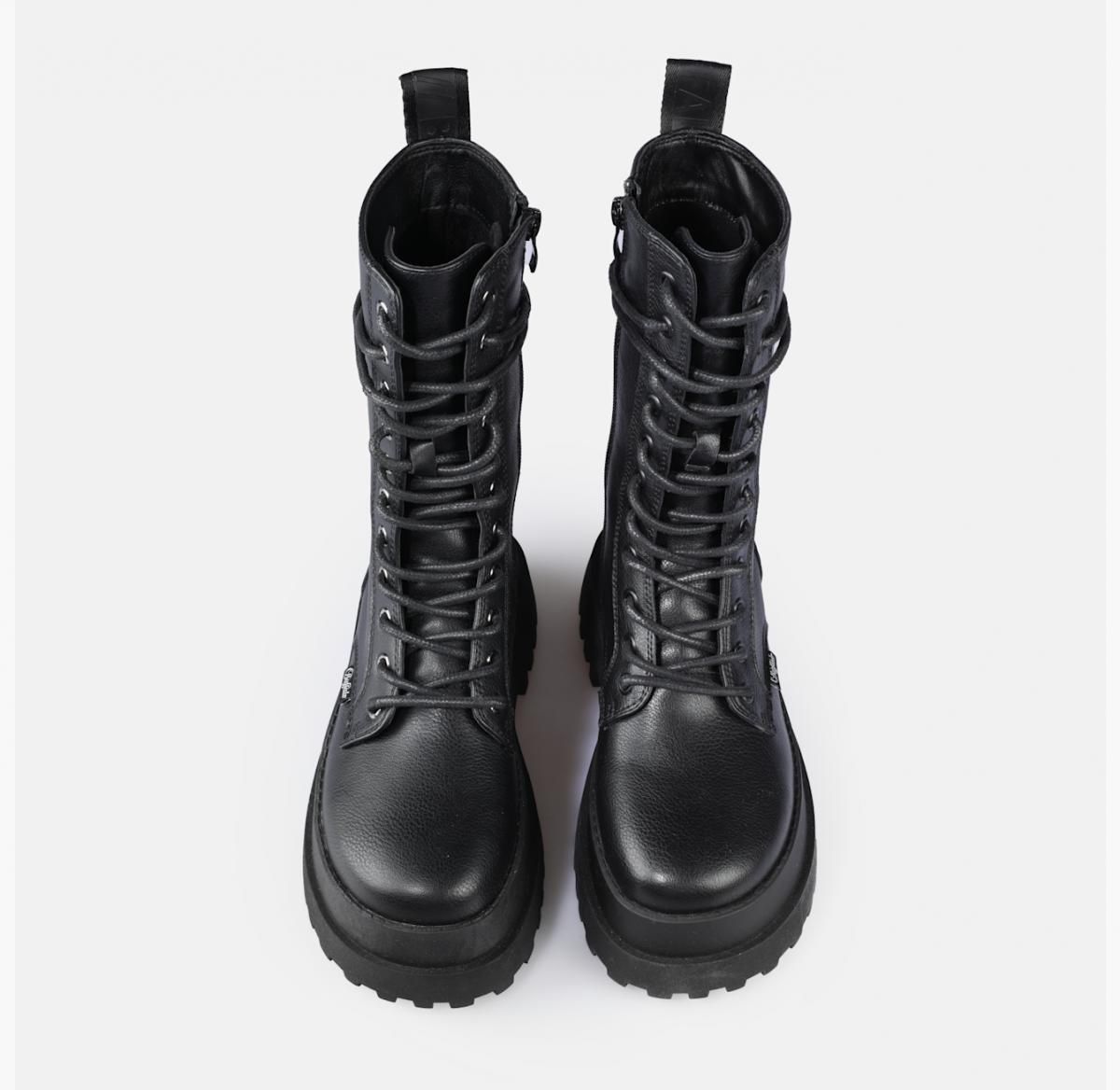 버팔로 비건 레이스업 미들 워커부츠 블랙 02475275 SCHWARZ - 상세 이미지 2