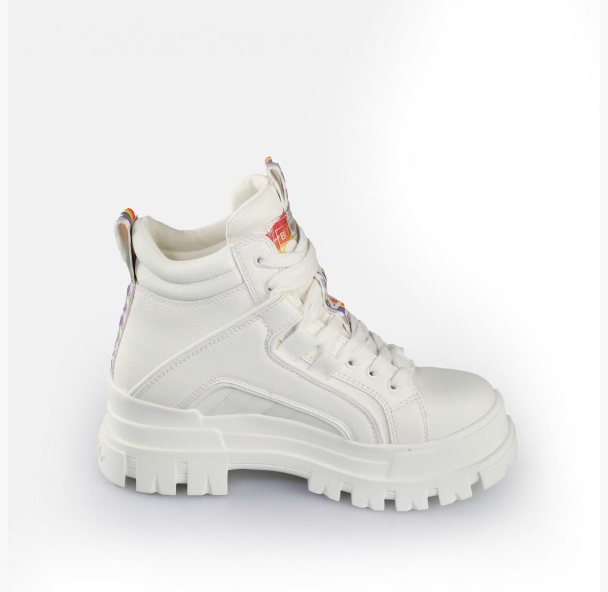 버팔로 플랫폼 앵클부츠 레인보우 Aspha NC MID BS 02386142 WEISS/MULTICOLOR - 상세 이미지 4