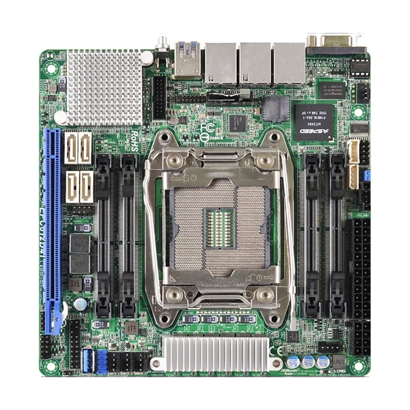 ASRock호환 랙 단일 CPU 서버 마더보드 EPC612D4I 지원 intel호환 2011-3