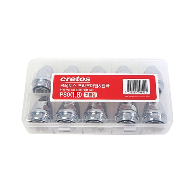 크레토스 국산 프라즈마 팁 전극세트 P-80(1.8mm) - 상품 이미지
