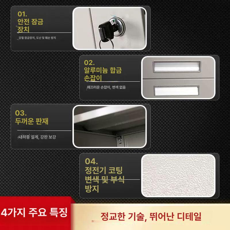 안전보호구함 비상 기구함 캐비닛 안전모 현장 16구 - 상세 이미지 3