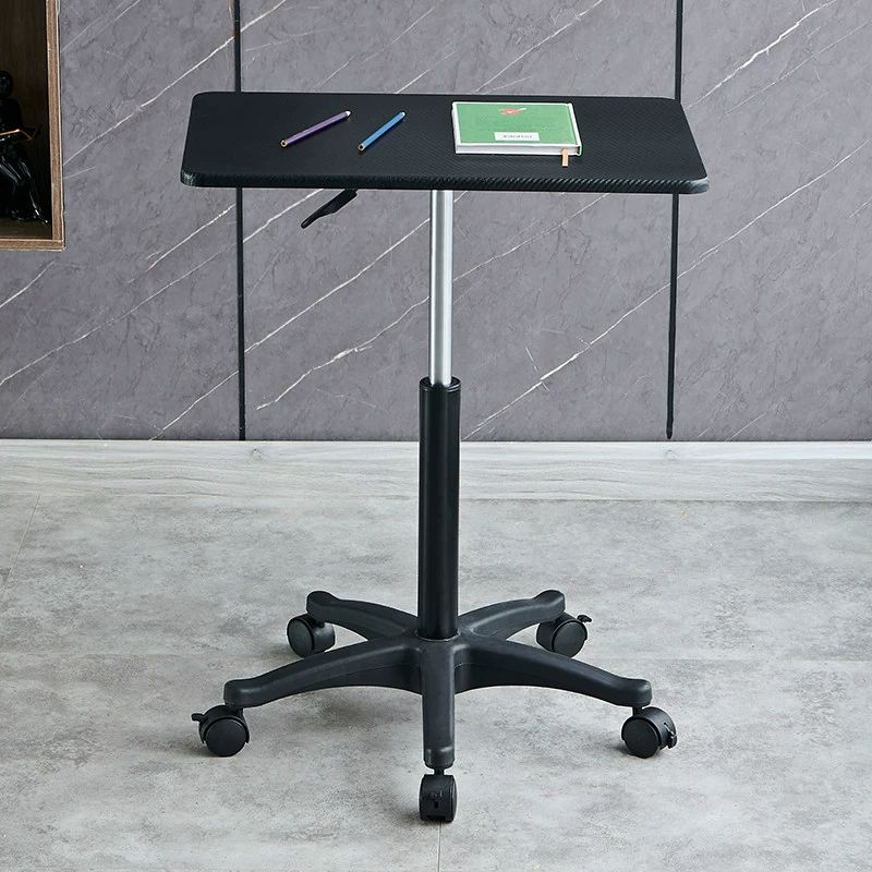 리프트 이동식 테이블 원형 탁자 바퀴달린 소파 식탁 바퀴 높이조절