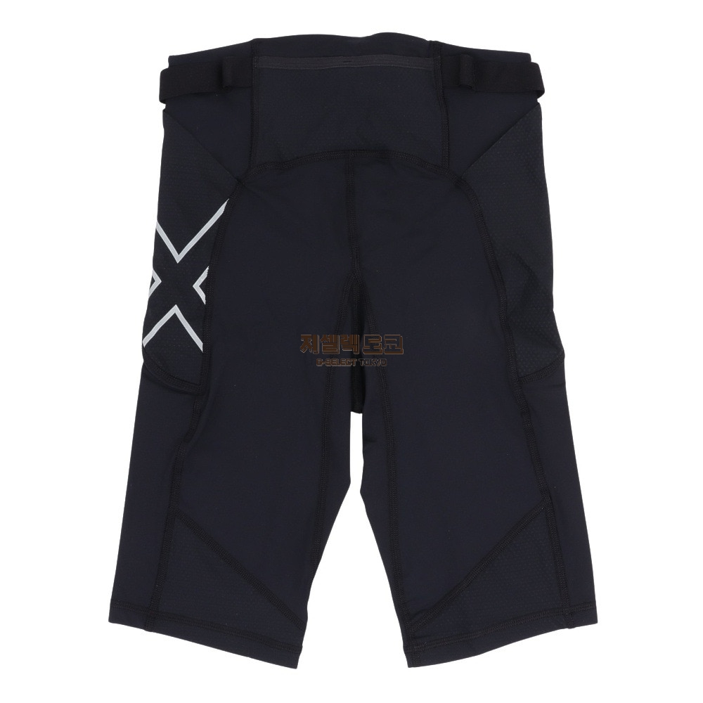 2XU PWX 에어로 메쉬 컴프레션 쇼츠 남성 러닝 타이즈 레깅스 블랙 MA7374B - 상세 이미지 5