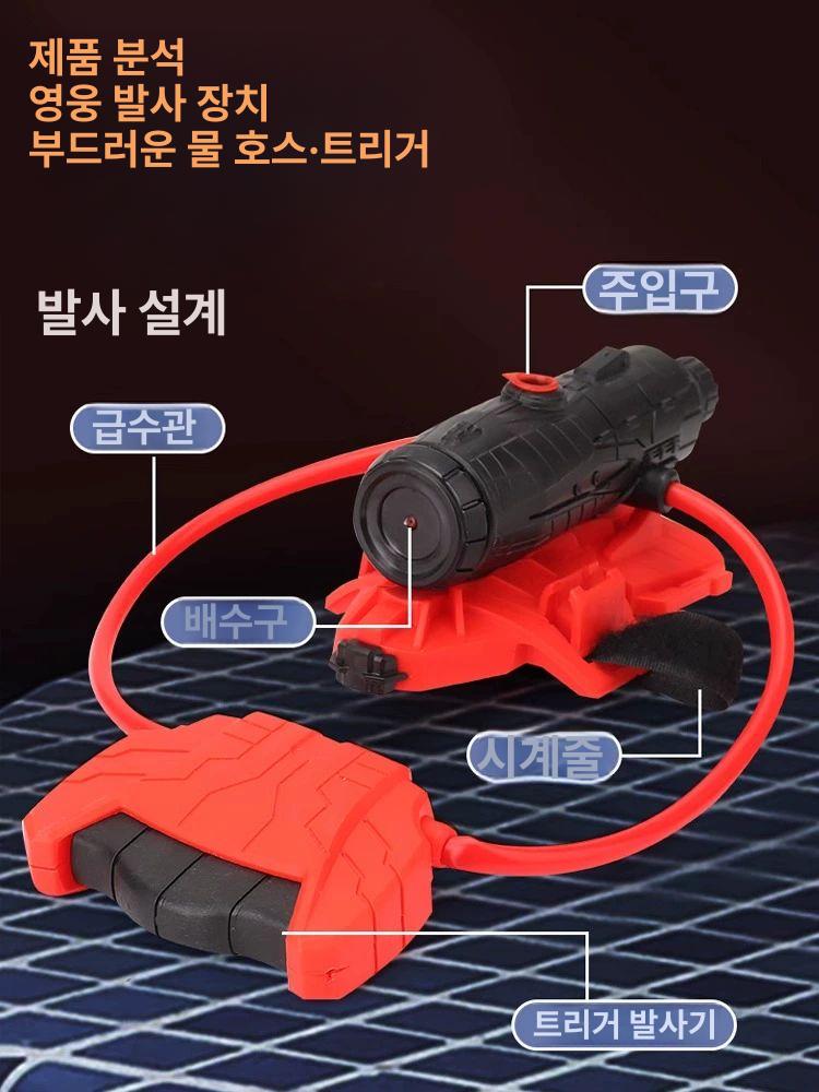 특이한물총 손목 스파이더맨 물총 워터건 수영장 물놀이 스프레이 장갑 워터밤 장난감 - 상세 이미지 5