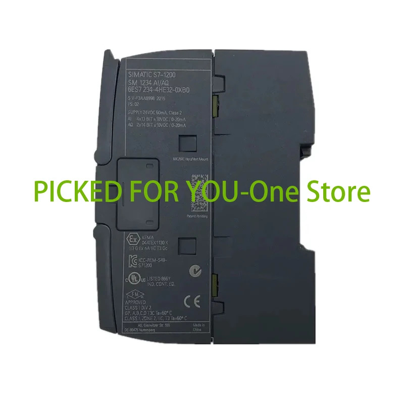 6ES7234-4HE32-0XB0 6ES7 234-4HE32-0XB0 S7-1200 SM1234 PLC 아날로그 모듈.