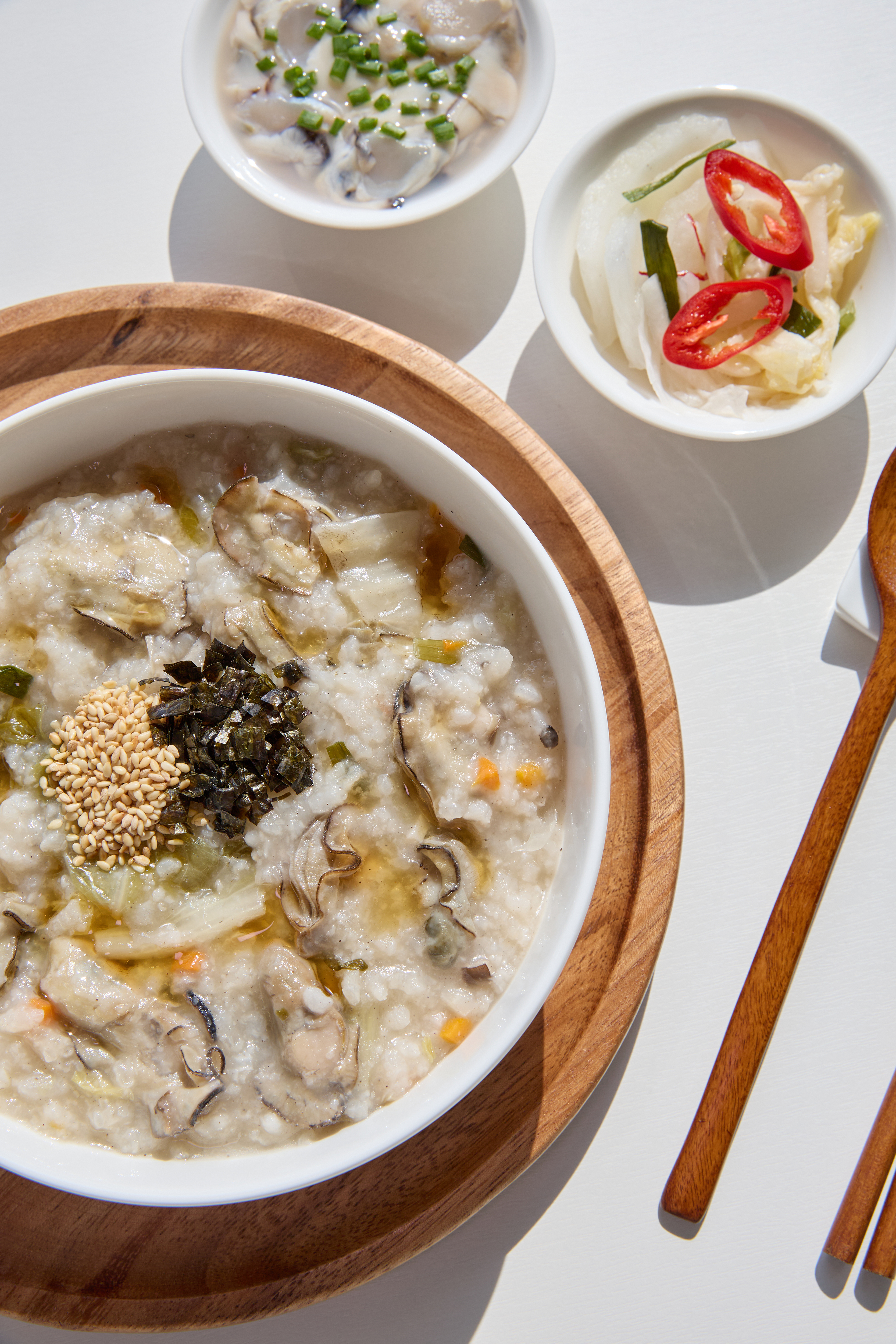 직접양식 생굴 16% OK죽 수출용 Oyster Kimchi 죽 국내산 김치 - 상세 이미지 3