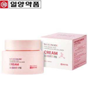 일양약품 히알루론산 저분자 콜라겐 크림 피부 수분 공급 속건조 탄력 진정... 솔직 후기 | 피부 타입별 분석 - 상품 이미지 1
