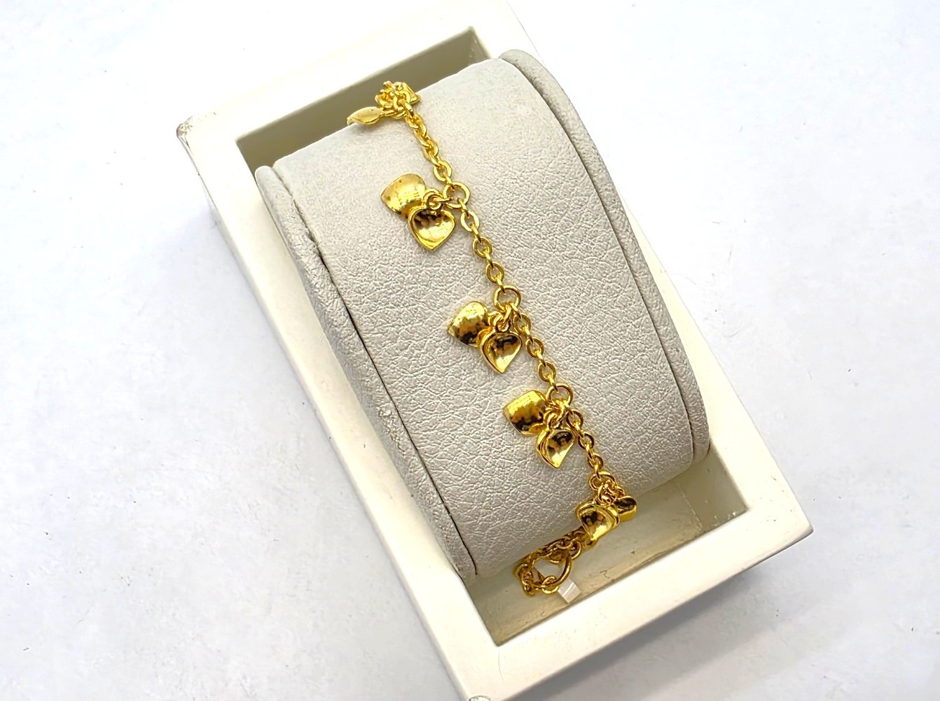 24K 순금 7.5g(2) 위스퍼 팔찌(18K 연결고리 장식) - 상세 이미지 4