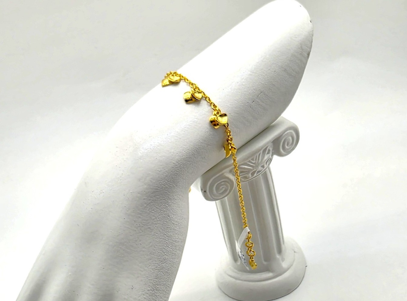 24K 순금 7.5g(2) 위스퍼 팔찌(18K 연결고리 장식) 이미지 8