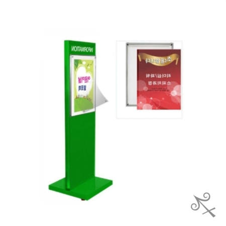 [컬러웨이브OEM]캔캔토토 개폐형 입간판 FOP4012 A3 단면형 녹색 홍보용간판 광고입간판