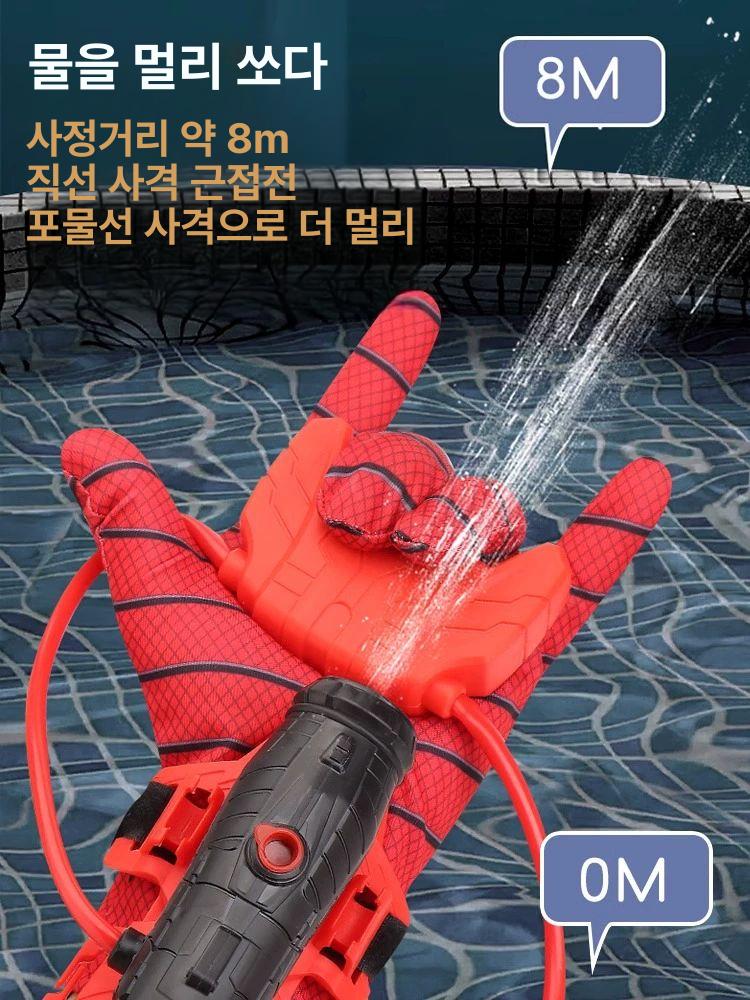 특이한물총 손목 스파이더맨 물총 워터건 수영장 물놀이 스프레이 장갑 워터밤 장난감 - 상세 이미지 2