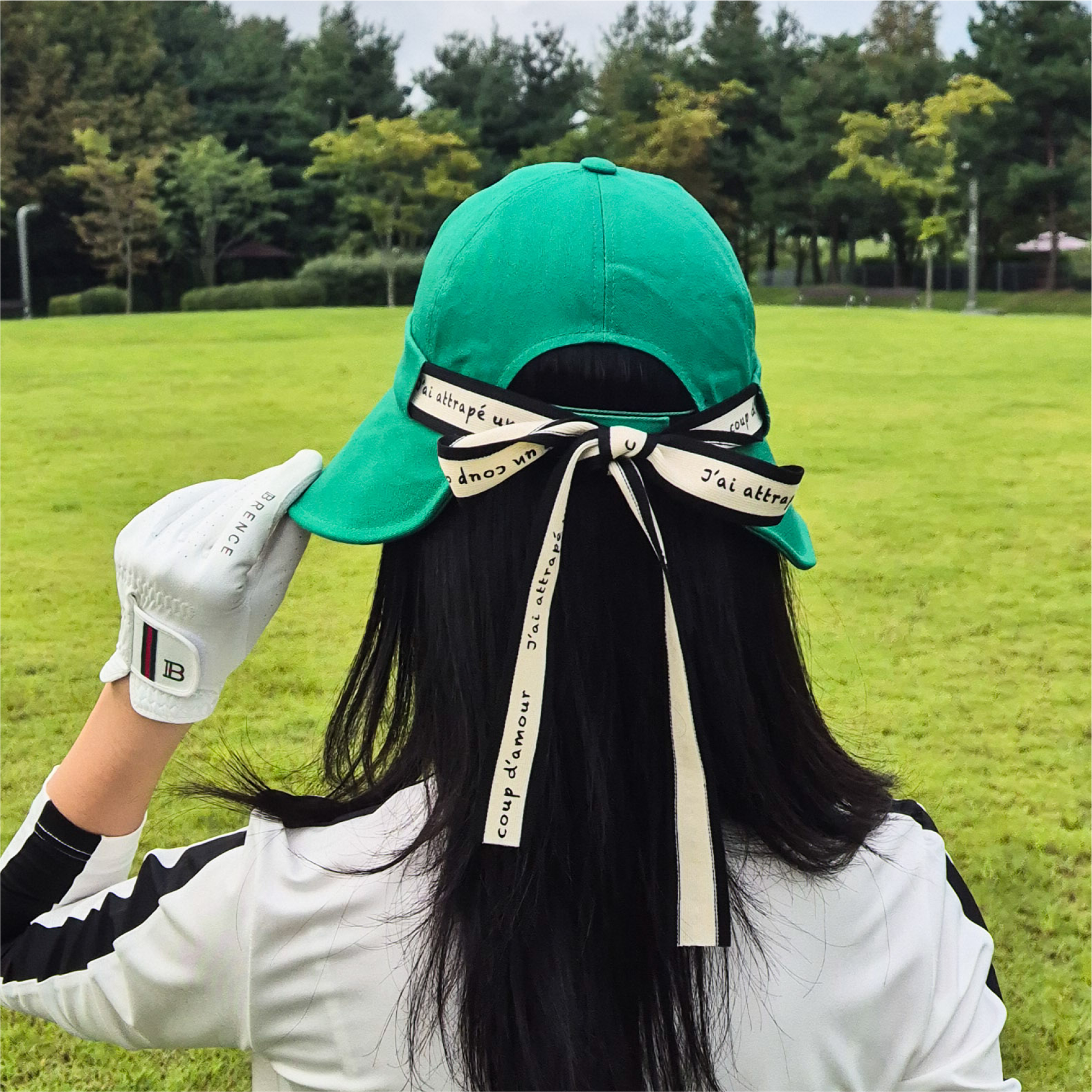 여성 골프모자 골프 버킷햇 벙거지모자 면 봄 여름 겨울 가을 이미지 6