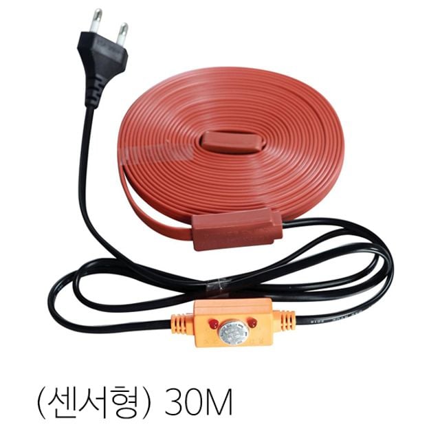 수도 동파방지 열선 동파방지기 센서형 히팅케이블30M - 상품 이미지