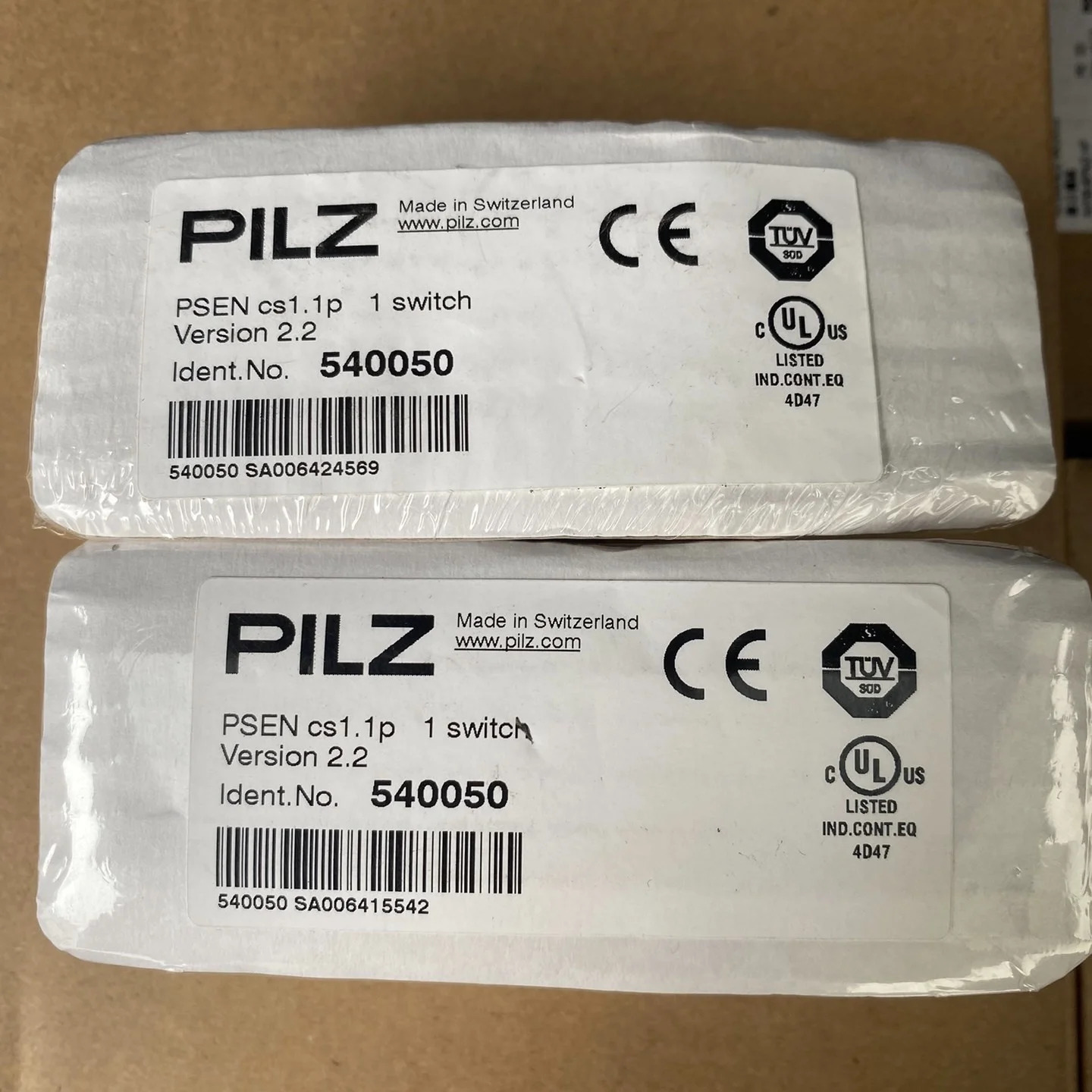 PILZ 안전 스위치 540080 PSEN Cs1.1 액추에이터 540000 540050