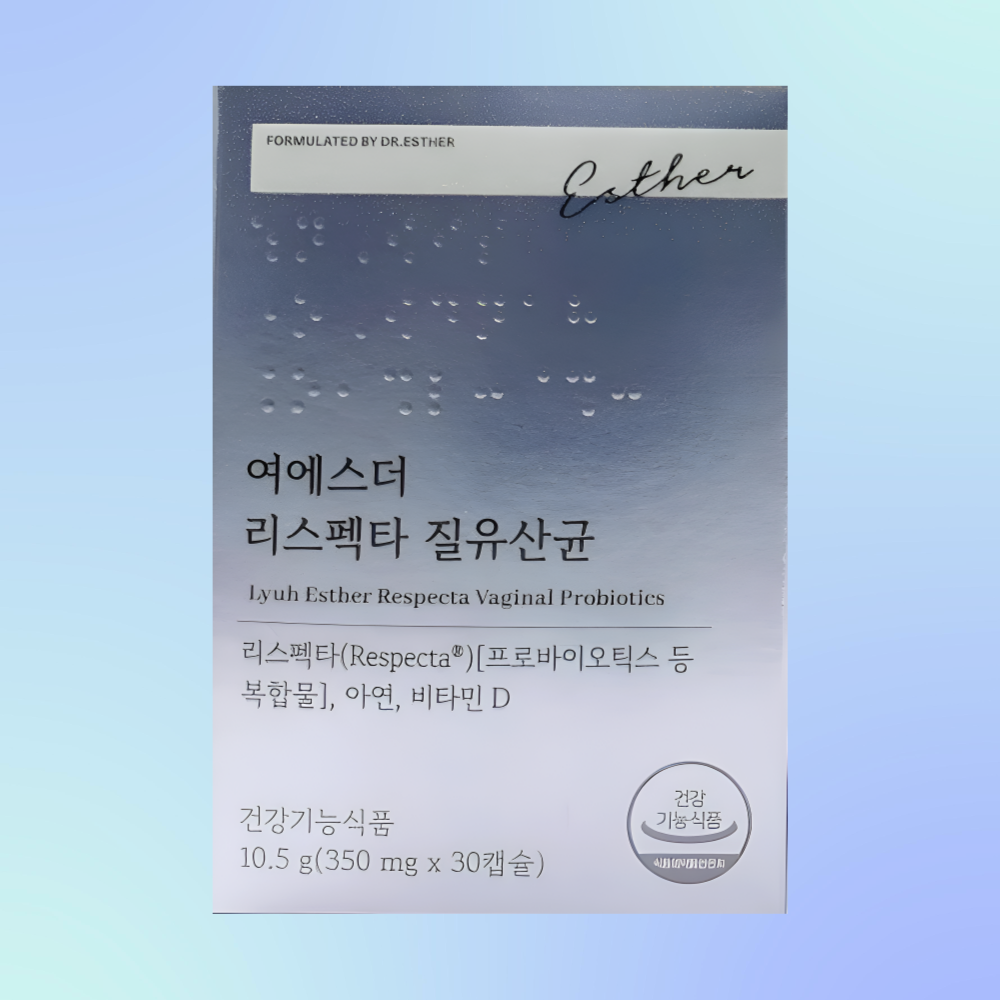 여에스터 리스펙타 질유산균 에스더포뮬러 30캡슐X3개 - 상세 이미지 4