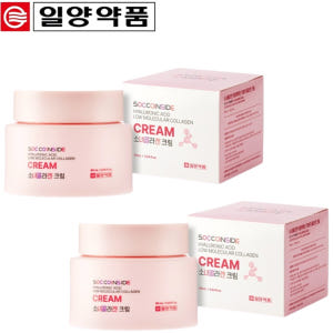 일양약품 히알루론산 저분자 콜라겐 크림 피부 수분 공급 속건조 탄력 진정... 솔직 후기 | 피부 타입별 분석 - 상품 이미지 1