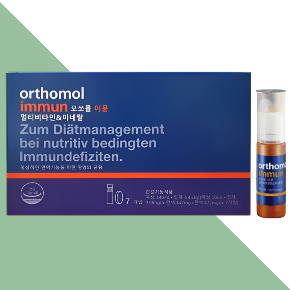 오쏘몰 이뮨 멀티비타민 Orthomol 동아제약 7개입X1박스 - 메인 이미지