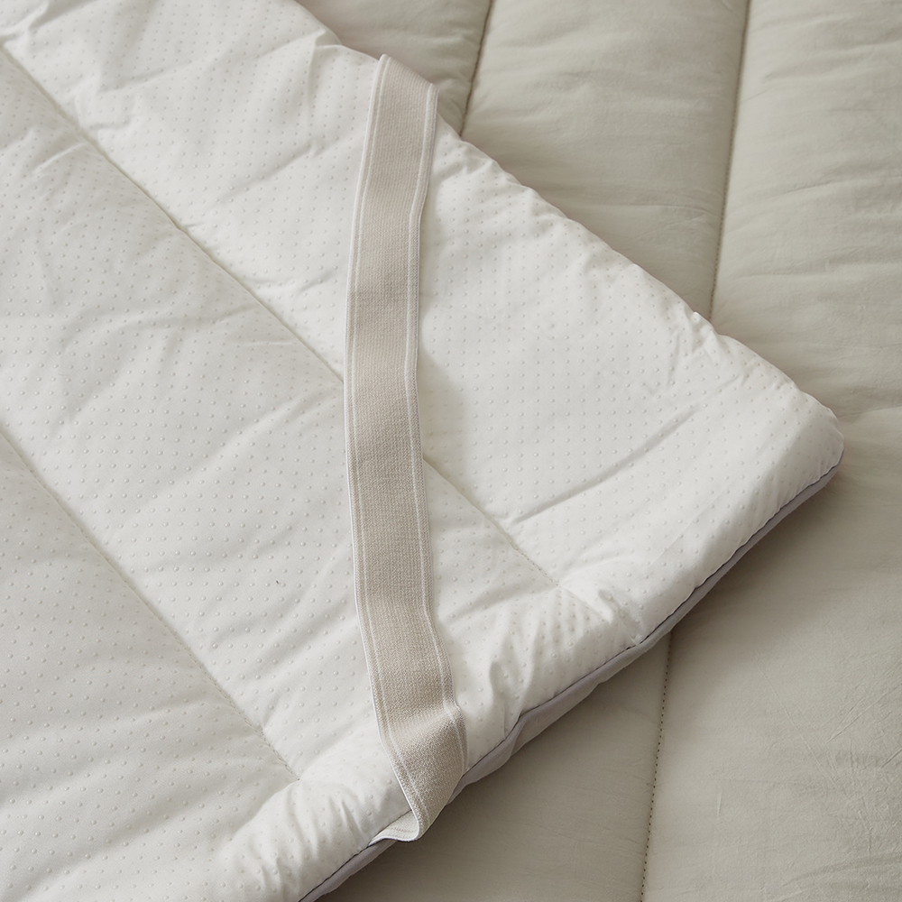 집앤콕 침대패드 고정밴드 순면 사계절 토퍼 겨울 이불 패드 SS