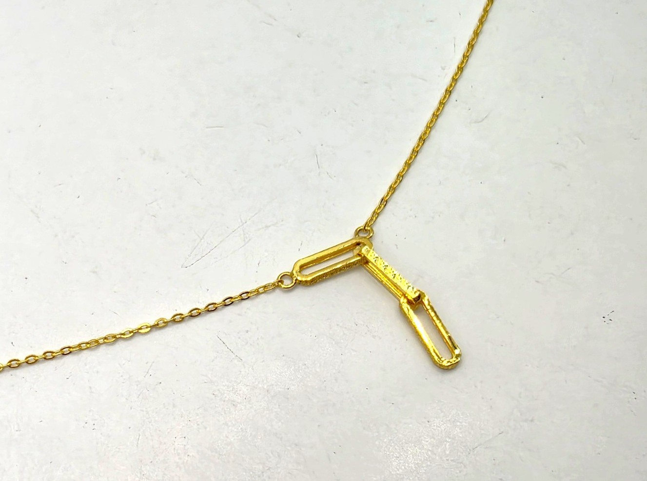 24K 순금 3.75g(1) 하모니 목걸이(18K 연결고리 장식) - 상세 이미지 2