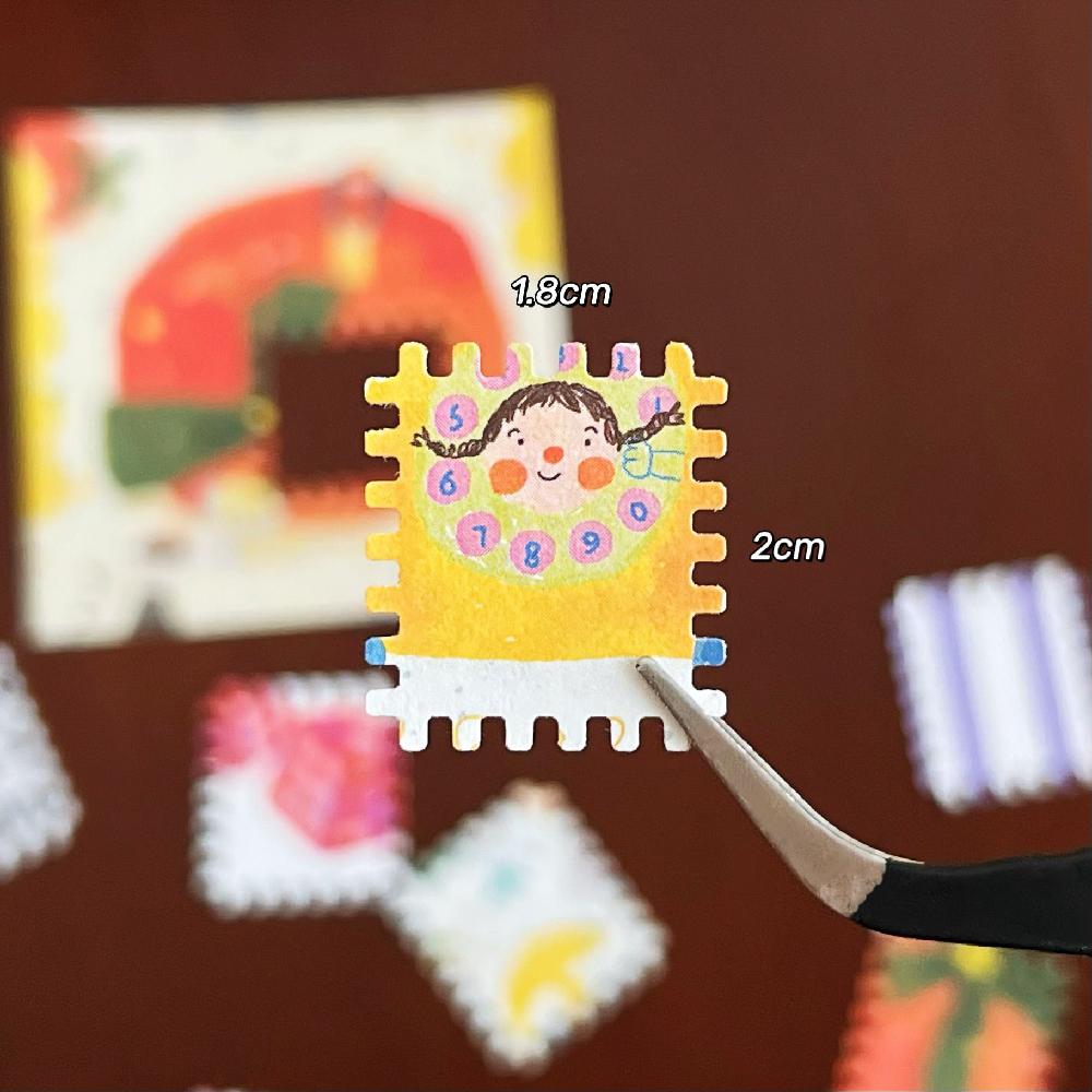 우표펀칭기 우표펀치 DIY 소형 펀처 우표틀 스탬프 엠보서 1개 - 상세 이미지 4