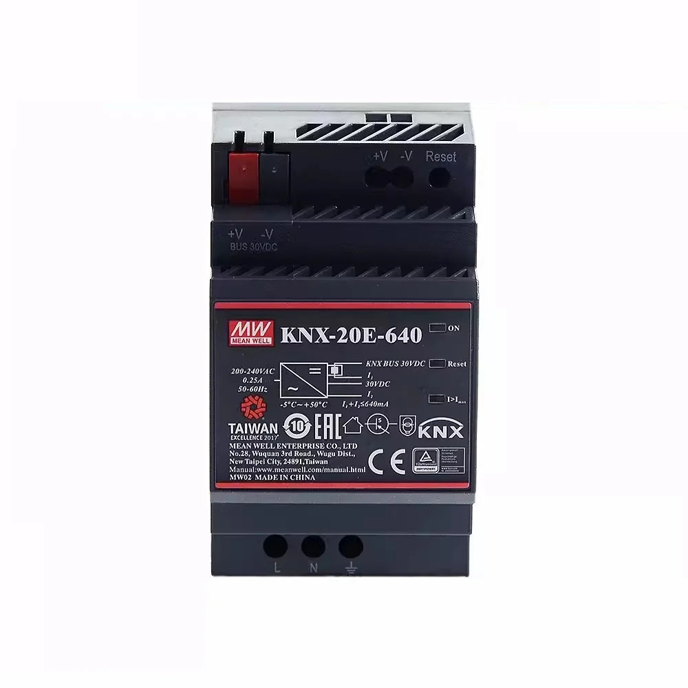 MEAN WELL -새 KNX-20E-640 knx/EIB 640mA KNX 홈 제어 전원 모듈