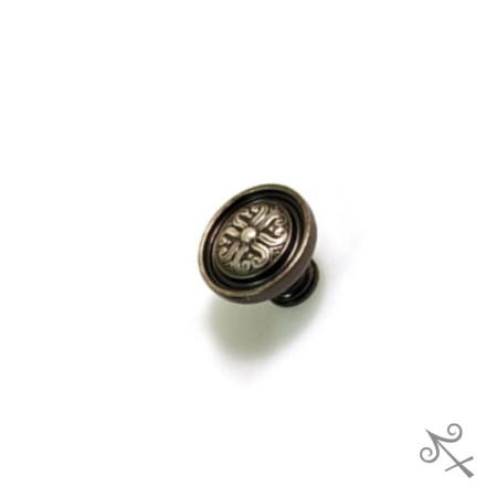 [컬러웨이브OEM]캔캔토토 크로바 1구 가구손잡이 30mm 소형 은착 수납장손잡이