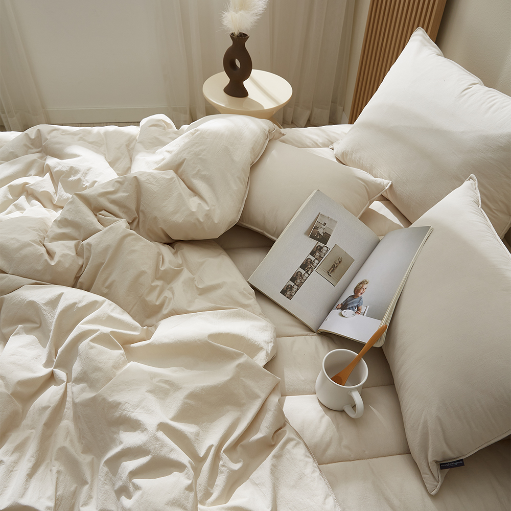 집앤콕 침대패드 고정밴드 순면 사계절 토퍼 겨울 이불 패드 SS