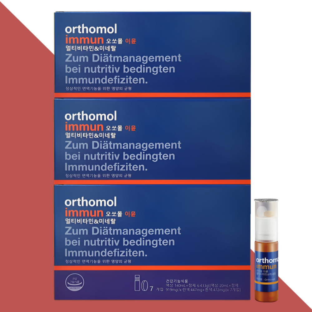 동아제약 오쏘몰 이뮨 멀티비타민 Orthomol 7개입X3개 - 메인 이미지