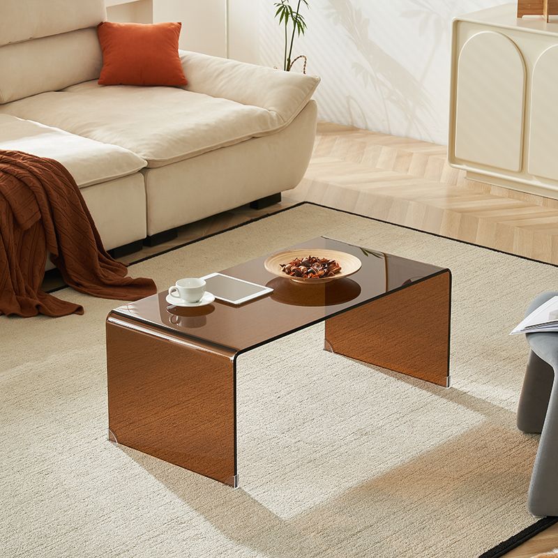 북유럽 커피 좌탁 유리 소파테이블 모던 투명 탁자 투명 60x35x35cm