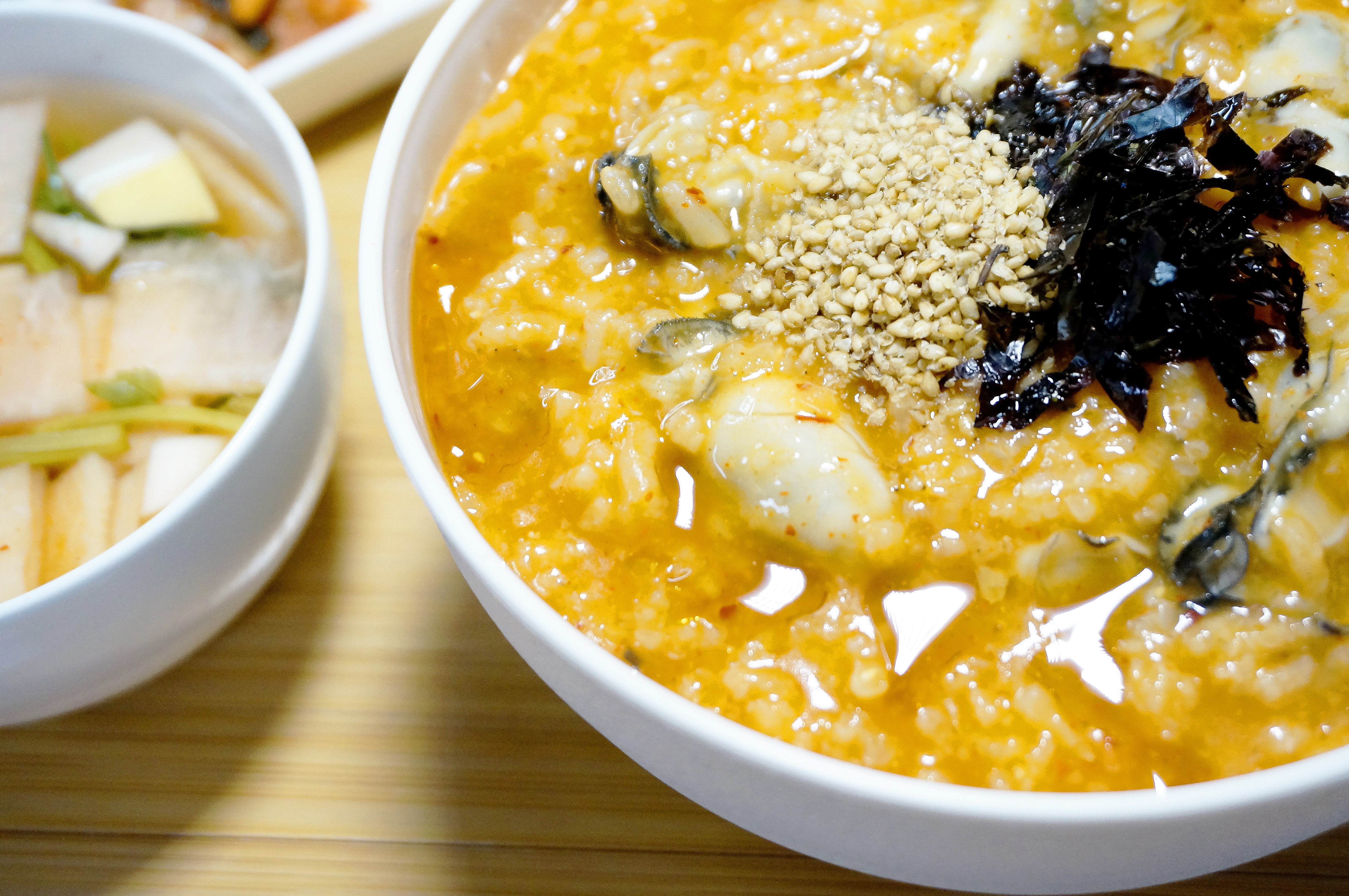 직접양식 생굴 16% OK죽 수출용 Oyster Kimchi 죽 국내산 김치 이미지 6