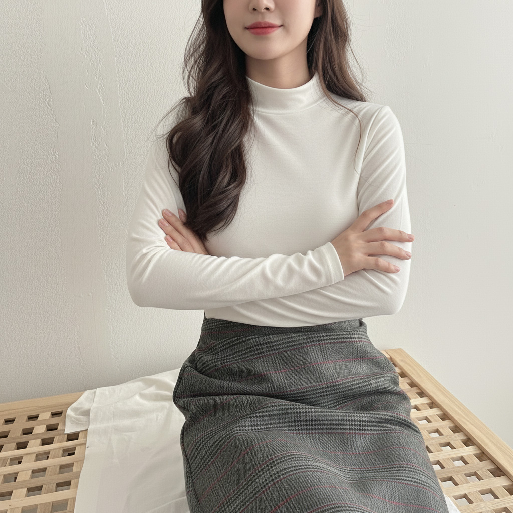 2+1 반목폴라티 얇은기모안감 겨울이너끝판왕겨울기본템 기모이너스판 - 상세 이미지 2