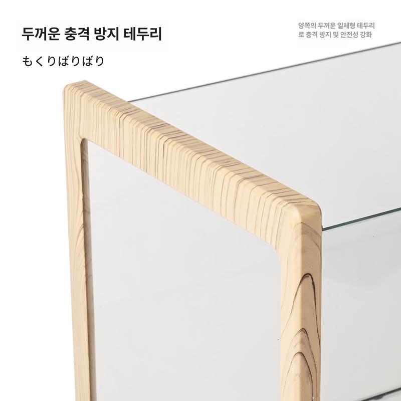 원목 거북이 수족관 반수생 사육장 안깨지는 케이지 반려동물 하우스 - 상세 이미지 5