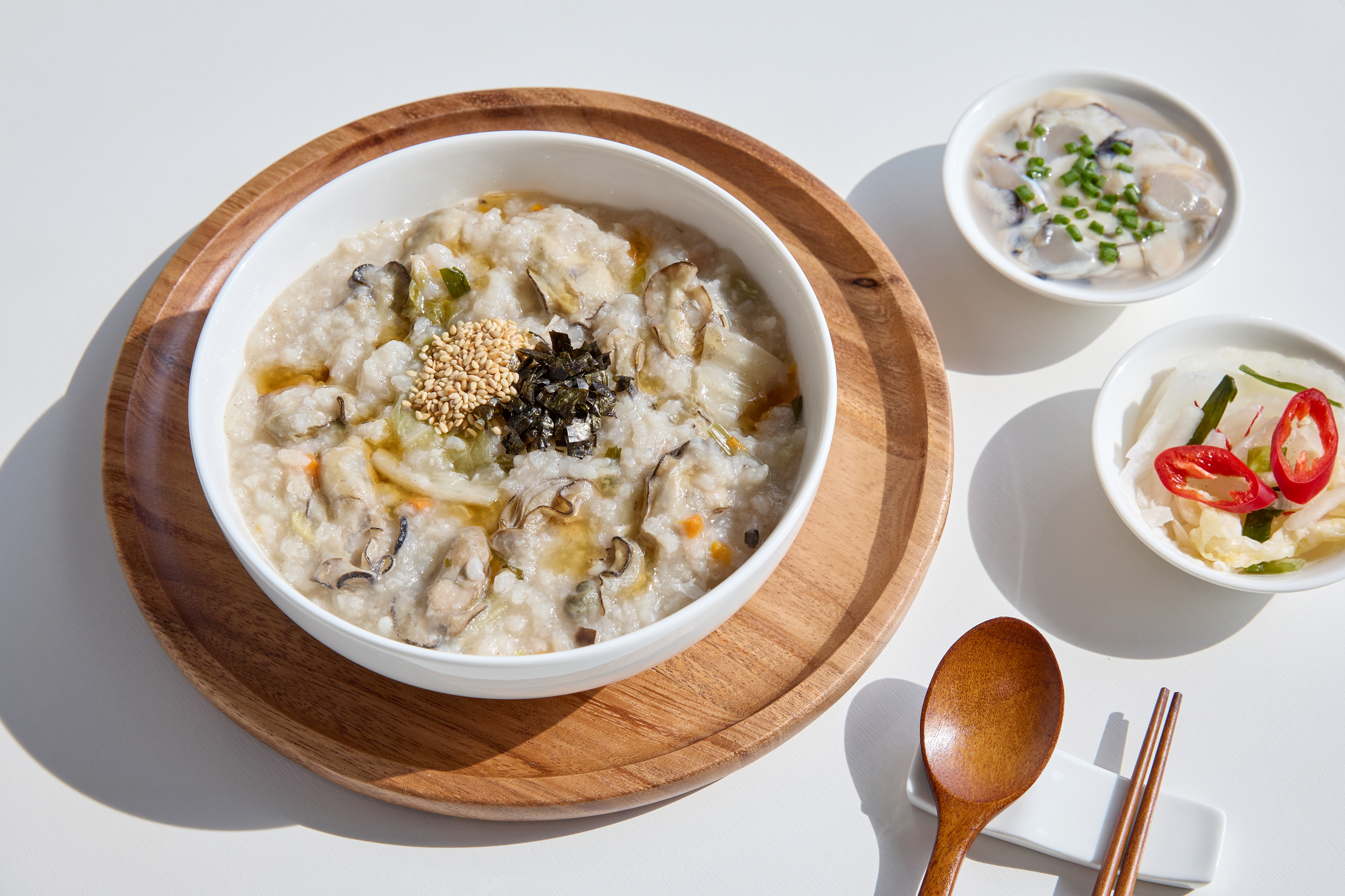 직접양식 생굴 16% OK죽 수출용 Oyster Kimchi 죽 국내산 김치 - 상세 이미지 3