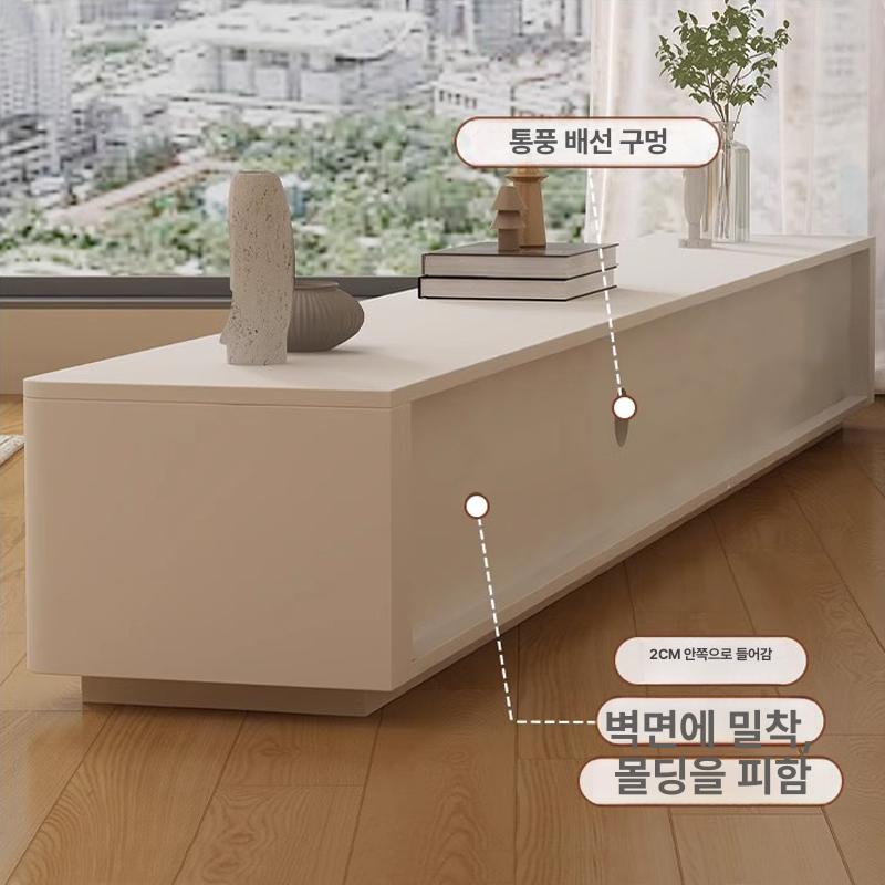 85인치 TV장 북유럽 거실장 높은 티비장 거실 수납장 - 상세 이미지 4