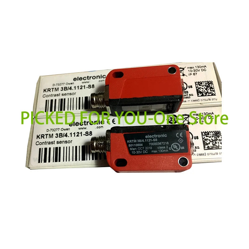 오리지널 컬러 마크 센서 KRTM 3B 4.1121-S8 PNP 출력 50110584