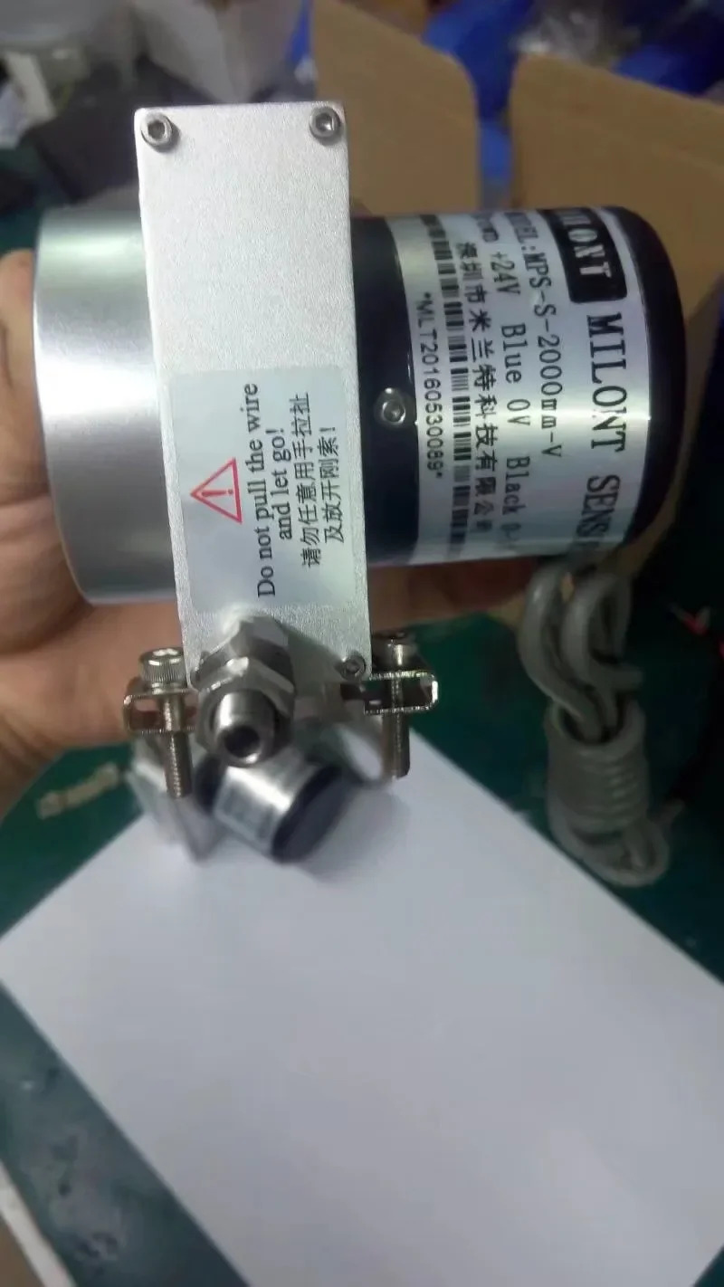 2025.4MILENT WPS-S MPS-S-1000mm-A2 로프 풀 와이어 변위센서 전류 출력