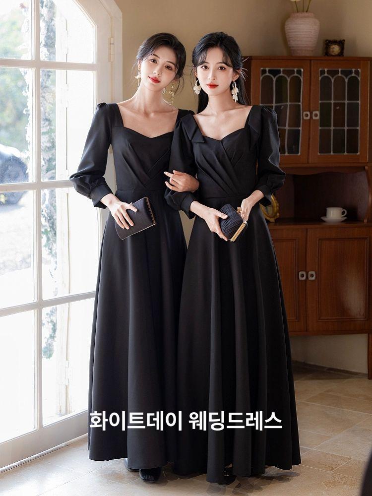 바이올린 연주복 공연복 피로연 의상 합창단 연주회 시상식 이브닝 파티복 - 상세 이미지 5