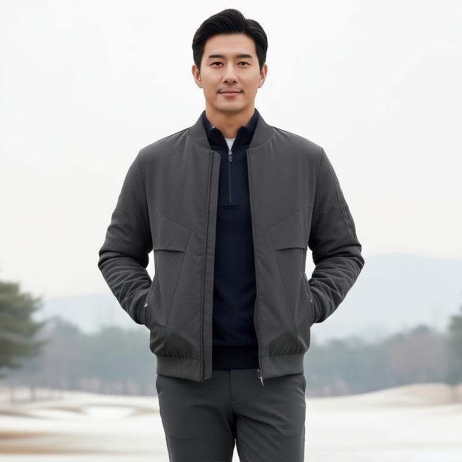 [무료반품] PING 핑골프 겨울 남자 골프웨어 블루종 덕다운 패딩점퍼 카키, 105