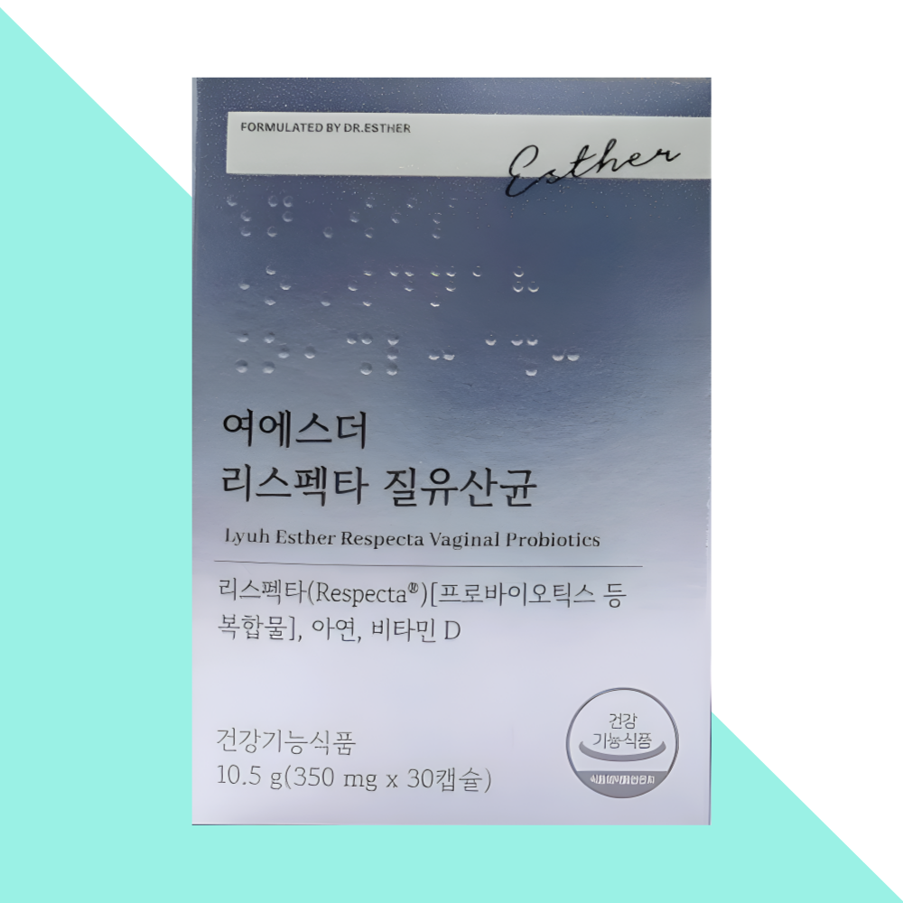 여에스터 리스펙타 질유산균 에스더포뮬러 30캡슐X1개 - 상품 이미지