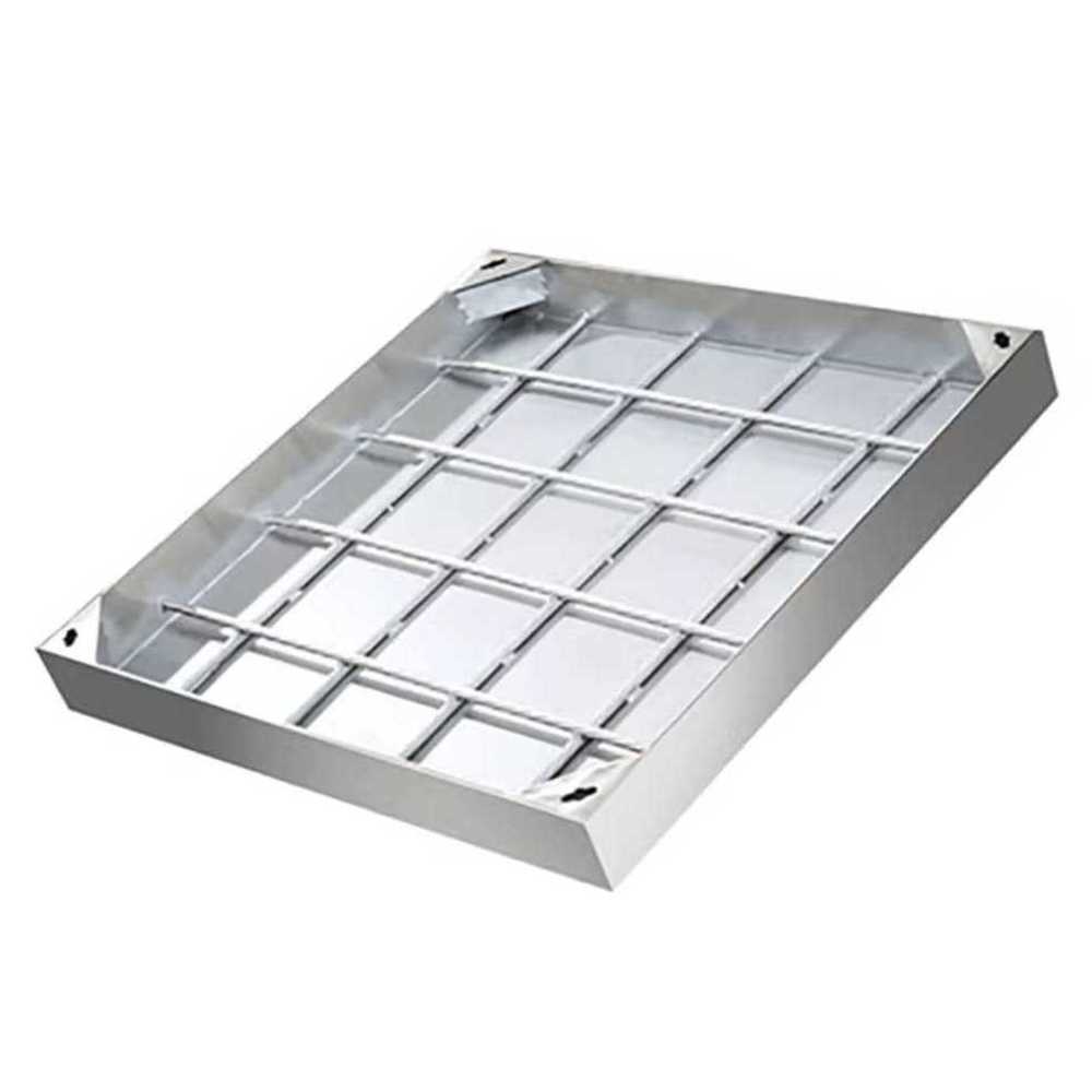 맨홀 뚜껑 사각 보도 하수구 공사장 개구부 덮개 커버 300x300x50mm - 상품 이미지