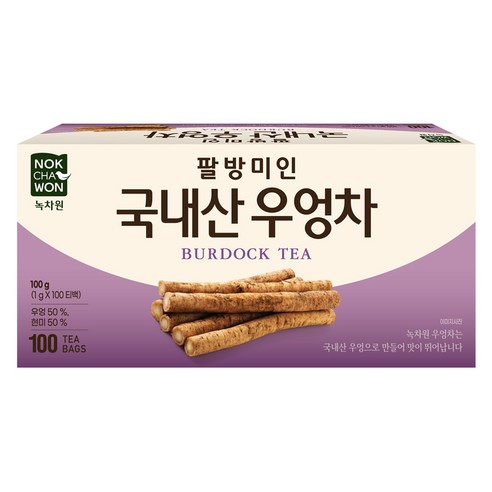 [녹차원] 팔방미인 국내산우엉차 100티백