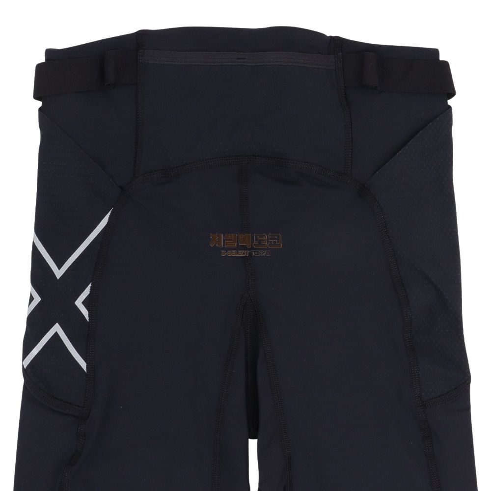 2XU PWX 에어로 메쉬 컴프레션 쇼츠 남성 러닝 타이즈 레깅스 블랙 MA7374B 이미지 7