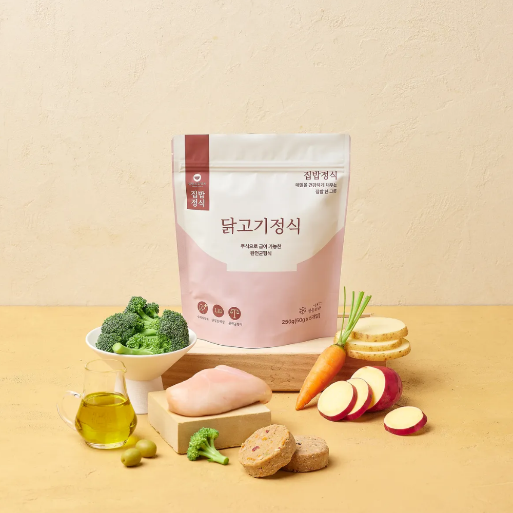 집밥정식 닭고기정식 강아지 화식 1팩 250g 제품 이미지