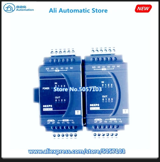 DVP08XP211T 8 포인트 확장 기계 4DI 4DO NPN 24VDC 0.5A DC 전원공급장치 신품