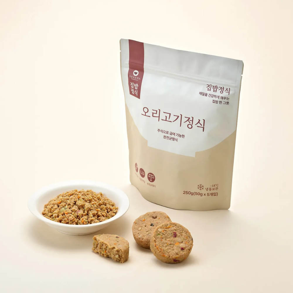 집밥정식 오리고기정식 강아지 화식 1팩 250g - 상세 이미지 2