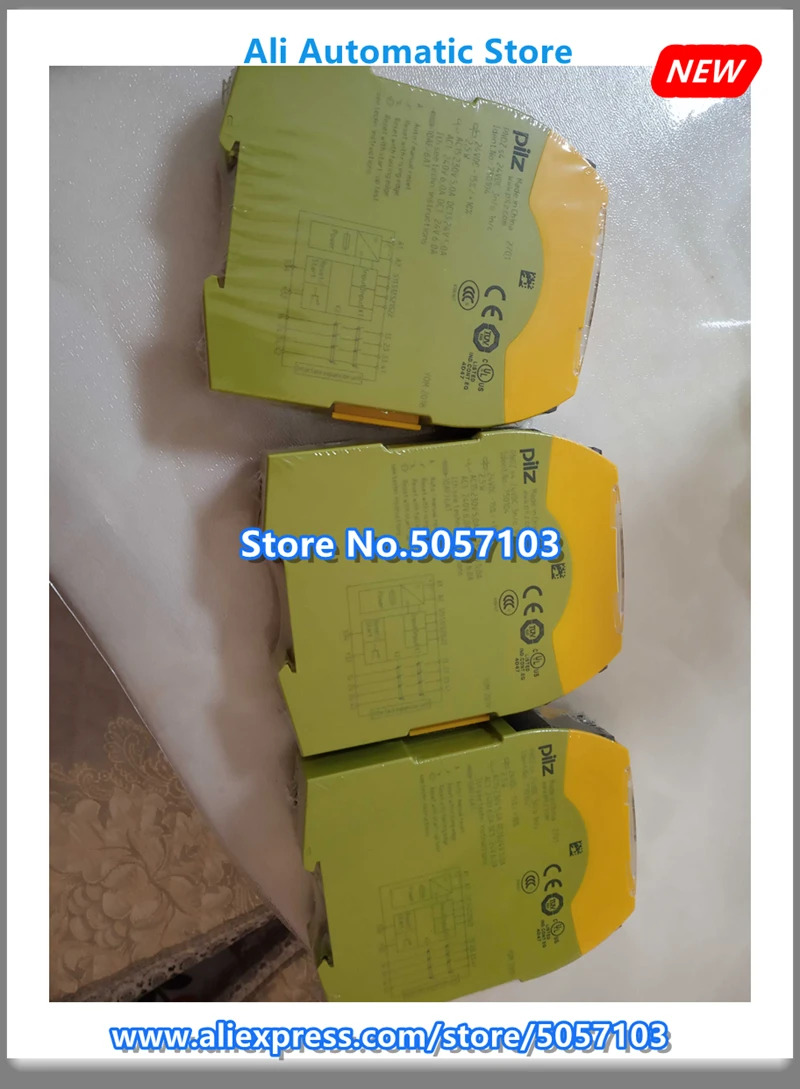 PNOZ 시리즈 No. 751104 750104 750134 774070 오리지널 안전 릴레이 S4