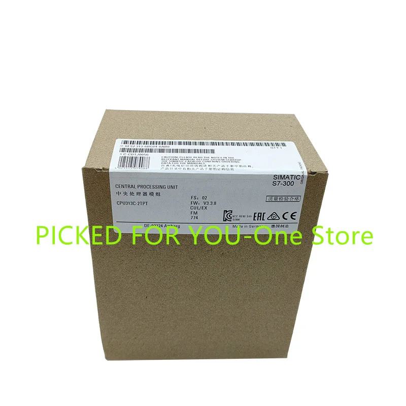 MPI 포장이 포함된 원본 6ES7313-6BG04-0AB0 S7-300 CPU313C-2PTP 프로세서 모듈